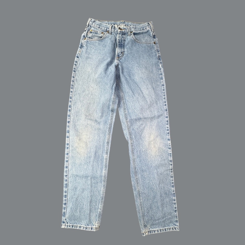 Carhartt Mens Relaxed Fit Jeans 30x34 Blue Denim Workwear B17 DST